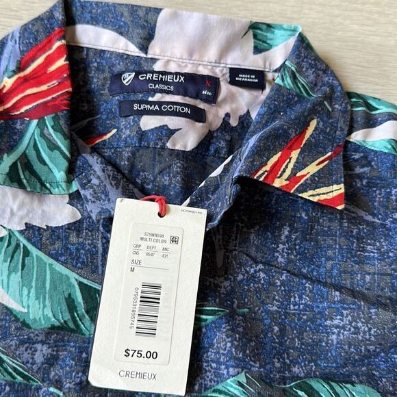 Cremieux Classics Supima Cotton Mens Button‎ Down Shirt M NWT - Picture 3 of 3